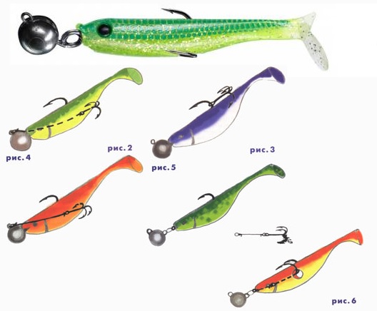 Файл:Примеры оснащения виброхвостов.jpg