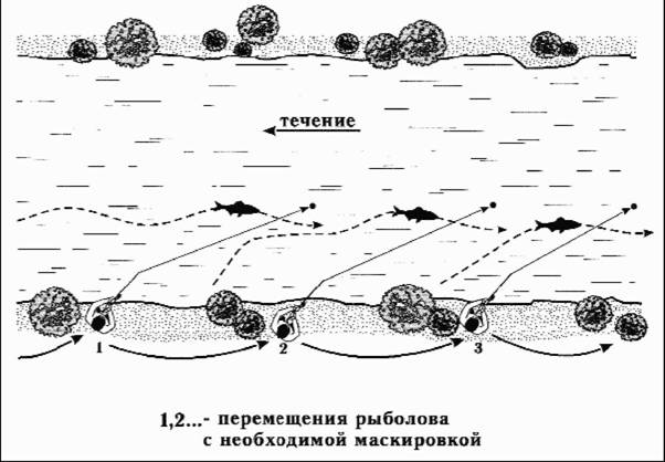 Файл:Рис. 9. Перемещение рыболова и порядок забросов при ловле вдогонку.jpg