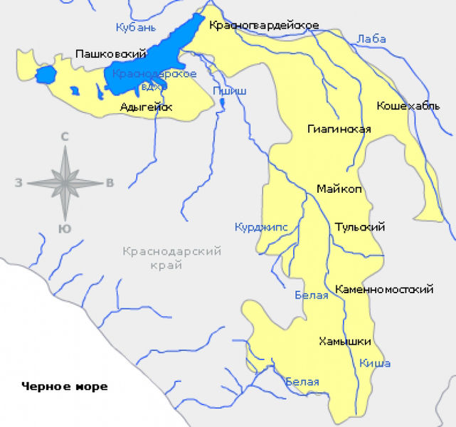 Файл:Водоемы Республики Адыгея.jpg